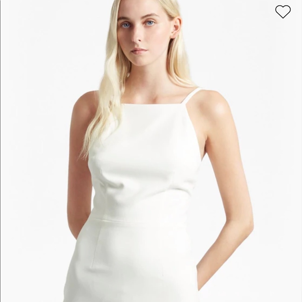 French Connection WHISPER LIGHT SQUARE NECK DRESS